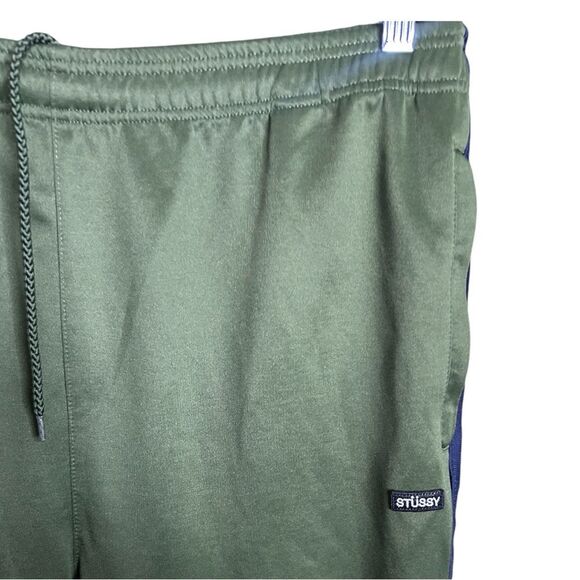 STUSSY LINK TRACK PANT Olive Size XXL - Picture 8 of 16